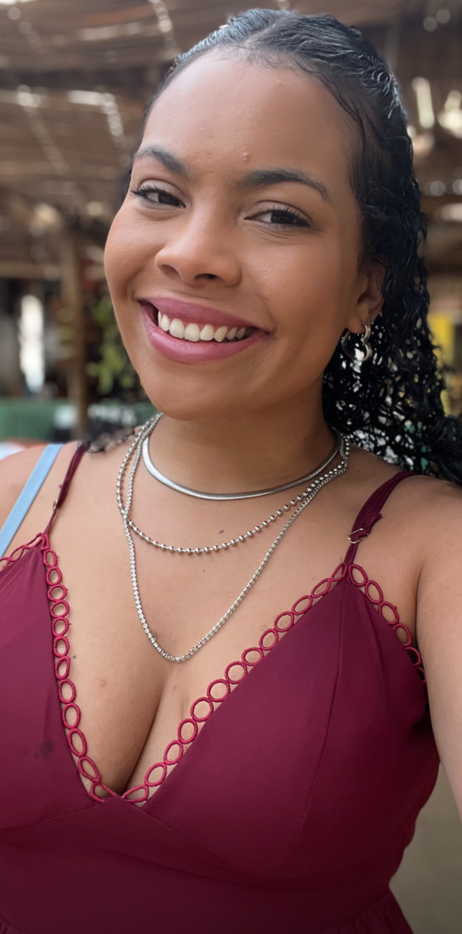 Vestido de festa alcinha vermelho midi