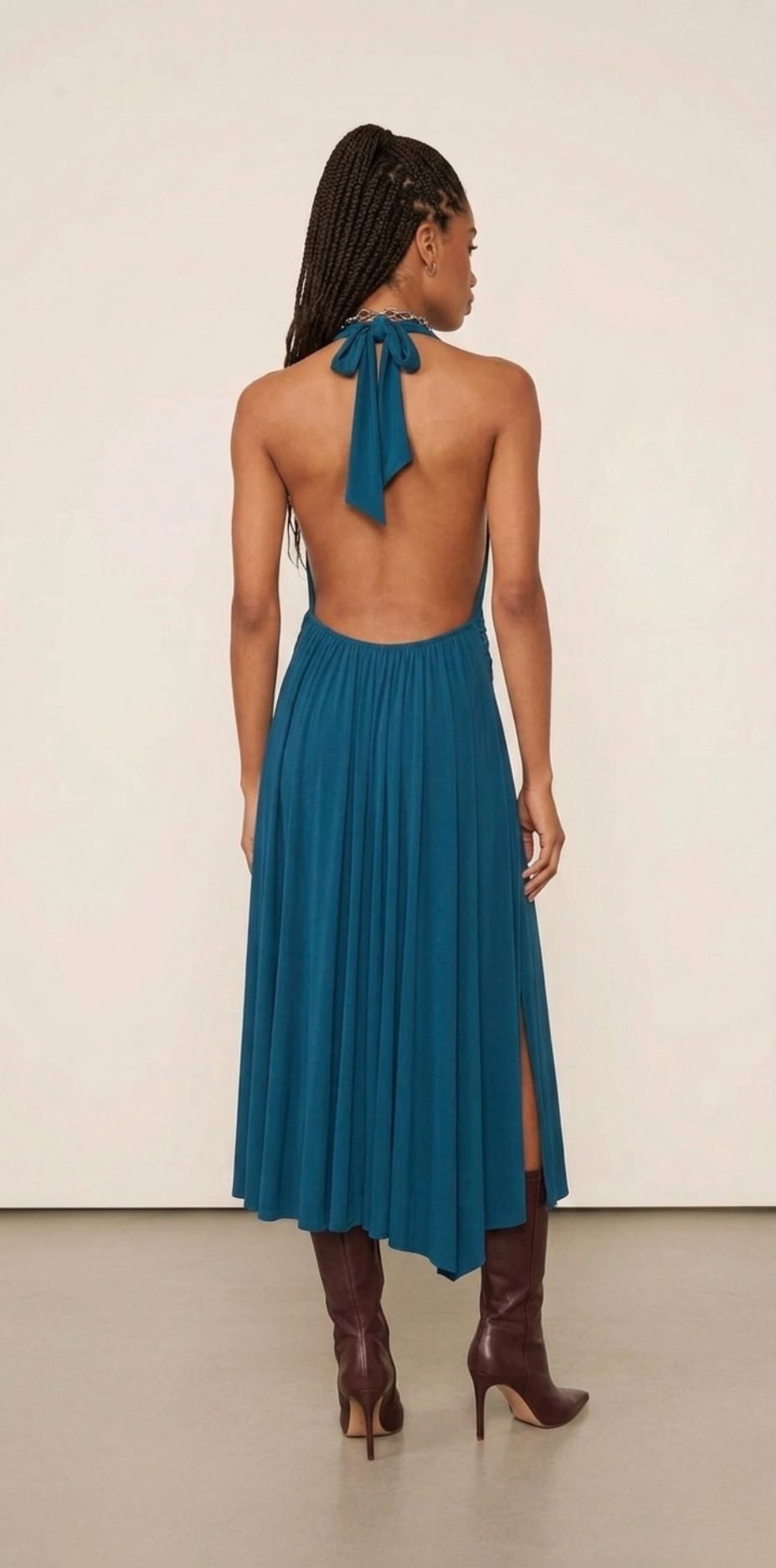 Vestido Lola de Amarração e Costas Nuas