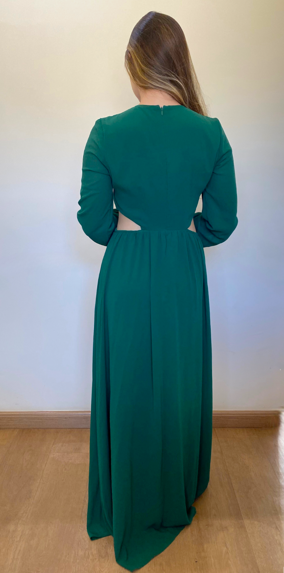Vestido Longo Verde Esmeralda