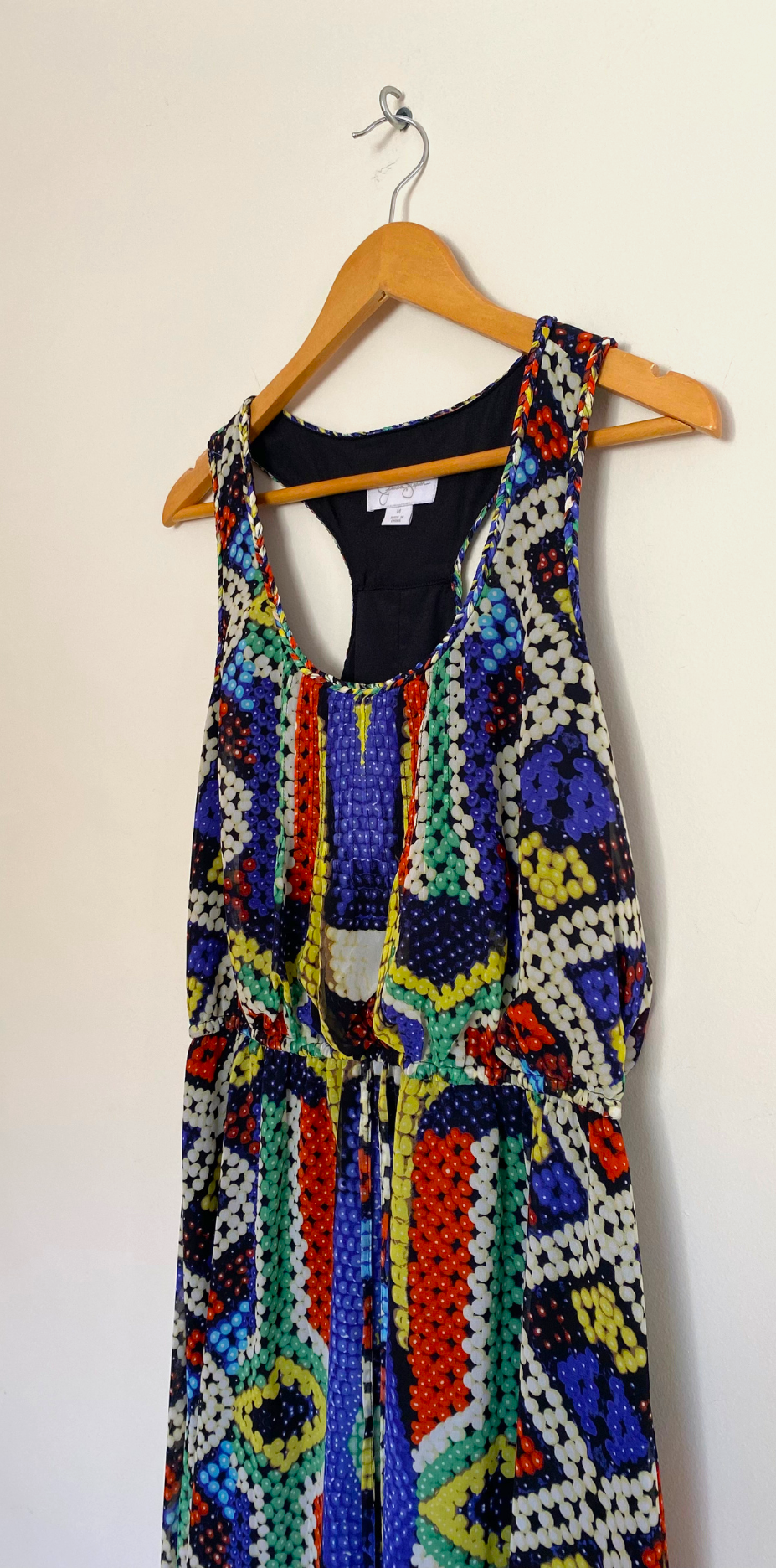 Vestido Longo Étnico Assimétrico