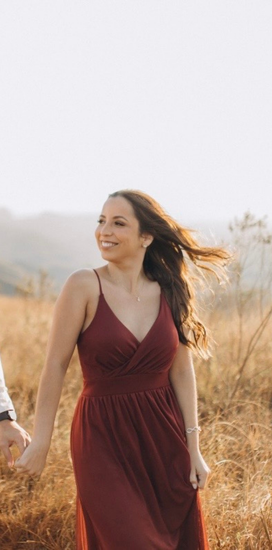 Vestido Marsala Fluido